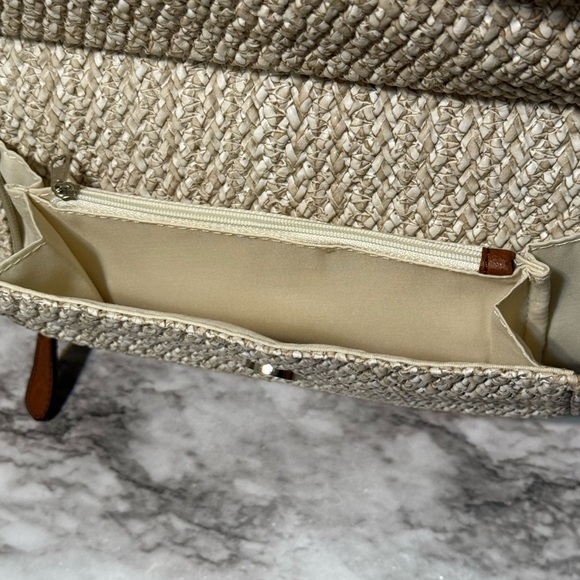 Rosetti Brown and Cream Shoulder Bag with Textured Design - Picture 8 of 14